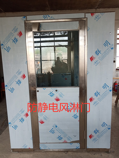 除靜電風淋室，除靜電自動門風淋房，離子棒風淋門，靜電閘機風淋機